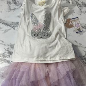 btween L786601H7-SC ~ white shirt and TUTu . Size 10/12
